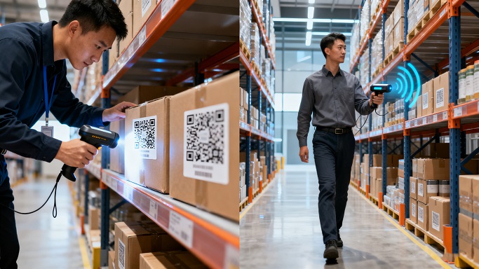 RFID手持机与二维码盘点:差异背后的效率升级